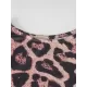 Leopard Printed Bodycon Long Sleeves Round-Neck Maxi Dresses Leopard Printed Bodycon Long Sleeves Round-Neck Maxi Dresses