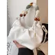 Beaded Pleated Split-Joint Handbags Shoulder Bags Beaded Pleated Split-Joint Handbags Shoulder Bags