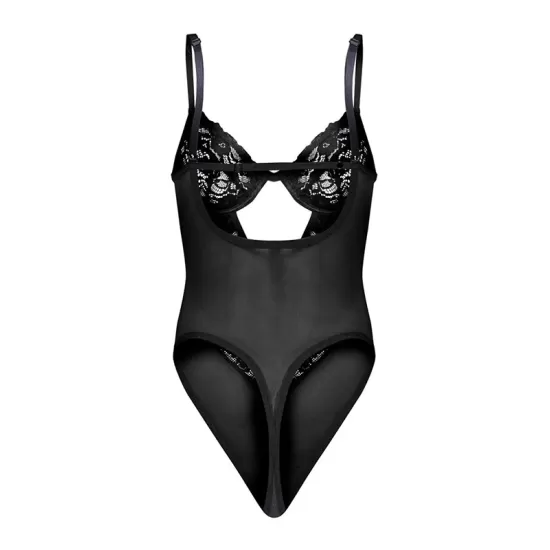 Sexy Lace Split-Joint Underwired Hollow Teddy Lingerie Sexy Lace Split-Joint Underwired Hollow Teddy Lingerie