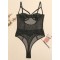 Sexy Gauze Underwired Split-Joint Teddy Lingerie