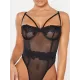 Sexy Gauze Underwired Split-Joint Teddy Lingerie Sexy Gauze Underwired Split-Joint Teddy Lingerie