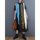Artistic Retro Short Sleeves Loose Contrast Color Polka-Dot Lapel Collar Midi Shirt Dress Artistic Retro Short Sleeves Loose Contrast Color Polka-Dot Lapel Collar Midi Shirt Dress