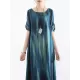Artistic Retro 2 Pieces Printed Round-Neck Loose Maxi Dress Artistic Retro 2 Pieces Printed Round-Neck Loose Maxi Dress