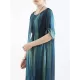 Artistic Retro 2 Pieces Printed Round-Neck Loose Maxi Dress Artistic Retro 2 Pieces Printed Round-Neck Loose Maxi Dress