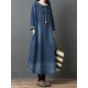 Loose Denim Shirt Maxi Dresses Loose Denim Shirt Maxi Dresses