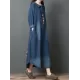 Loose Denim Shirt Maxi Dresses Loose Denim Shirt Maxi Dresses