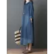 Loose Denim Shirt Maxi Dresses Loose Denim Shirt Maxi Dresses