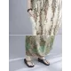 Vintage Floral Printed V-Neck Batwing Sleeves H-Line Maxi Dress Vintage Floral Printed V-Neck Batwing Sleeves H-Line Maxi Dress