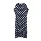 Urban Loose Batwing Sleeves Polka-Dot Printed A-Line Maxi Dress Urban Loose Batwing Sleeves Polka-Dot Printed A-Line Maxi Dress