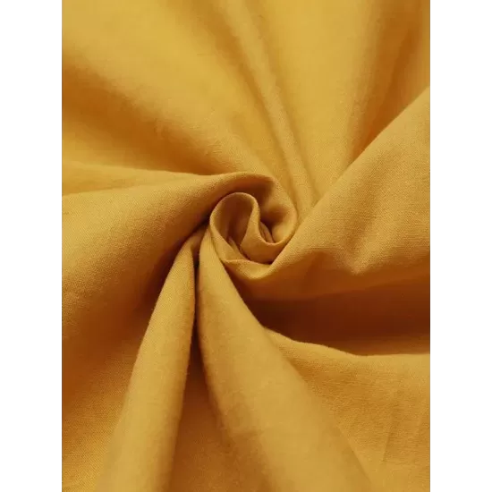 Simple Solid Color U-Neck Pleated Short Sleeves Maxi Dress Simple Solid Color U-Neck Pleated Short Sleeves Maxi Dress