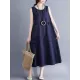 Casual Sleeveless A-line Long dress Casual Sleeveless A-line Long dress
