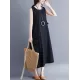 Casual Sleeveless A-line Long dress Casual Sleeveless A-line Long dress