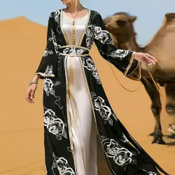 Vacation Loose Embroidered Dress