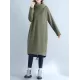 High Collar Fleeced Long Dress High Collar Fleeced Long Dress