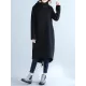 High Collar Fleeced Long Dress High Collar Fleeced Long Dress