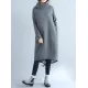 High Collar Fleeced Long Dress High Collar Fleeced Long Dress