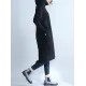 High Collar Fleeced Long Dress High Collar Fleeced Long Dress