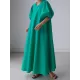 Original Bishop Sleeve Solid Color Midi Dress Original Bishop Sleeve Solid Color Midi Dress