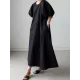 Original Bishop Sleeve Solid Color Midi Dress Original Bishop Sleeve Solid Color Midi Dress