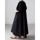 Original Bishop Sleeve Solid Color Midi Dress Original Bishop Sleeve Solid Color Midi Dress