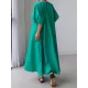 Original Bishop Sleeve Solid Color Midi Dress Original Bishop Sleeve Solid Color Midi Dress
