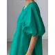 Original Bishop Sleeve Solid Color Midi Dress Original Bishop Sleeve Solid Color Midi Dress