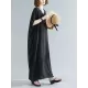 9 Colors Loose Solid Color V-Neck Maxi Dress 9 Colors Loose Solid Color V-Neck Maxi Dress