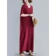 9 Colors Loose Solid Color V-Neck Maxi Dress 9 Colors Loose Solid Color V-Neck Maxi Dress