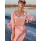 Vacation A-Line Solid Color Midi Dress Vacation A-Line Solid Color Midi Dress