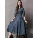 Vintage Embroidered Cropped Denim Dress Vintage Embroidered Cropped Denim Dress