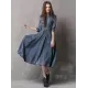 Vintage Embroidered Cropped Denim Dress Vintage Embroidered Cropped Denim Dress