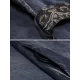 Vintage Embroidered Cropped Denim Dress Vintage Embroidered Cropped Denim Dress