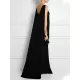 Loose Simple Solid Color Sleeveless V-Back Maxi Dress Loose Simple Solid Color Sleeveless V-Back Maxi Dress