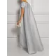 Loose Short Sleeves Shiny Solid Color V-Neck Maxi Dresses Loose Short Sleeves Shiny Solid Color V-Neck Maxi Dresses