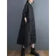 Asymmetric Hollow Polka-Dot Solid Color A-Line Long Sleeves Lapel Midi Dresses Asymmetric Hollow Polka-Dot Solid Color A-Line Long Sleeves Lapel Midi Dresses