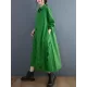 Asymmetric Hollow Polka-Dot Solid Color A-Line Long Sleeves Lapel Midi Dresses Asymmetric Hollow Polka-Dot Solid Color A-Line Long Sleeves Lapel Midi Dresses
