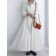 Buttoned Striped A-Line Long Sleeves Lapel Shirt Dress Maxi Dresses Buttoned Striped A-Line Long Sleeves Lapel Shirt Dress Maxi Dresses