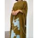 Printed Loose Round-neck Maxi Dresses Printed Loose Round-neck Maxi Dresses