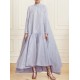 Falbala Solid Color A-line High-low Half Turtleneck Maxi Dresses Falbala Solid Color A-line High-low Half Turtleneck Maxi Dresses