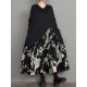 Asymmetric Flower Print Split-Joint A-Line High-Low V-Neck Midi Dresses Asymmetric Flower Print Split-Joint A-Line High-Low V-Neck Midi Dresses