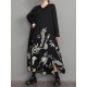 Asymmetric Flower Print Split-Joint A-Line High-Low V-Neck Midi Dresses Asymmetric Flower Print Split-Joint A-Line High-Low V-Neck Midi Dresses
