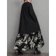 Asymmetric Flower Print Split-Joint A-Line High-Low V-Neck Midi Dresses Asymmetric Flower Print Split-Joint A-Line High-Low V-Neck Midi Dresses