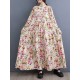 Pleated Printed Split-Joint Long Sleeves Loose Stand Collar Shirt Dress Midi Dresses Pleated Printed Split-Joint Long Sleeves Loose Stand Collar Shirt Dress Midi Dresses