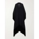 Batwing Sleeves Loose See-Through Solid Color Tasseled Mock Neck Maxi Dresses Batwing Sleeves Loose See-Through Solid Color Tasseled Mock Neck Maxi Dresses