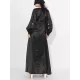 Hollow Solid Color A-Line Long Sleeves Round-Neck Maxi Dresses Hollow Solid Color A-Line Long Sleeves Round-Neck Maxi Dresses