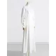 Hollow Solid Color A-Line Long Sleeves Round-Neck Maxi Dresses Hollow Solid Color A-Line Long Sleeves Round-Neck Maxi Dresses