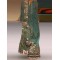 Flower Print Pockets A-Line Long Sleeves V-Neck Maxi Dresses