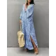 Leopard Split-Side Sun Protection Batwing Sleeves Loose V-Neck Maxi Dresses Cover-Ups Swimwear Leopard Split-Side Sun Protection Batwing Sleeves Loose V-Neck Maxi Dresses Cover-Ups Swimwear