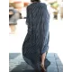 Buttoned Pockets Striped Batwing Sleeves Half Sleeves Round-Neck Maxi Dresses Beach Cover-Up Buttoned Pockets Striped Batwing Sleeves Half Sleeves Round-Neck Maxi Dresses Beach Cover-Up