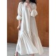 Elasticity Pleated Solid Color Split-Joint Zipper High Waisted Long Sleeves V-Neck Midi Dresses Elasticity Pleated Solid Color Split-Joint Zipper High Waisted Long Sleeves V-Neck Midi Dresses